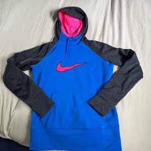 Nike Blue and Gray Sweatshirt